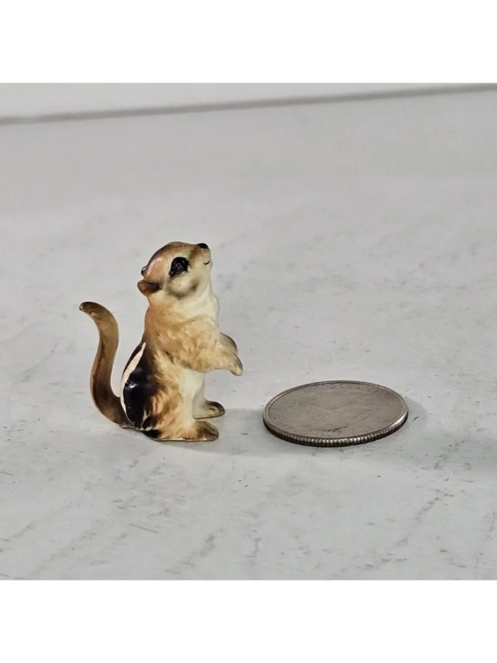 Josef Originals Chipmunk On Hind Legs Miniature Figurine Realistic Wildlife